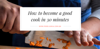 How to become a good cook in 30 minutes