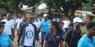 OmniBank holds customer appreciation health walk