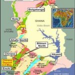 Ghana map showing where Ghana’s gold mines are located