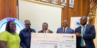 FirstBank Ghana supports CSIR Science for Impact Fund