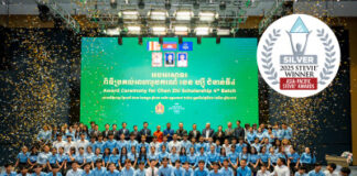 Prince Holding Group Wins Silver Stevie for Chen Zhi Scholarship, Advancing Educational Access in Cambodia