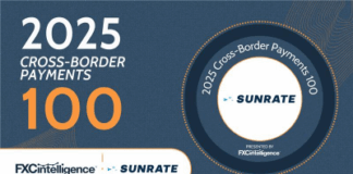SUNRATE Named Among Top 100 Cross-Border Payment Companies for 2025 by FXC Intelligence