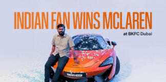 1win Delivers Major Fan Moment with McLaren Giveaway at BKFC Dubai