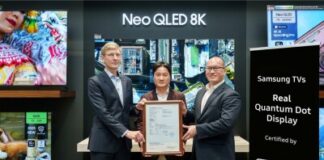Samsung QLED TVs Earn “Real Quantum Dot Display” Certification from TÜV Rheinland