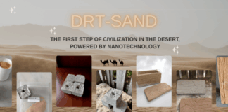 DRT-Sand: The First Step of Civilization in the Desert, Powered by Nanotechnology
