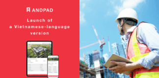 ANDPAD Launches Vietnamese Language Support for its Cloud-Based Construction Project Management Service