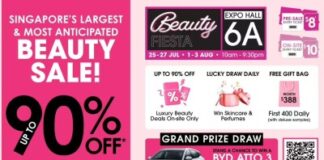 Singapore’s Biggest Beauty Sale Returns with $1 Deals, Rolex Prizes, and a BYD Electric Car Giveaway