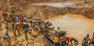 Galamsey Kingpins on the Run: …NAIMOS Unleashes Fury in Bole-Bamboi, Seizes Mining Empire