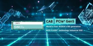 SSSTC Launches World’s First Industrial M.2 SSD Featuring KIOXIA’s 8th generation BiCS FLASH™ Technology and PCIe® 5.0 Interface