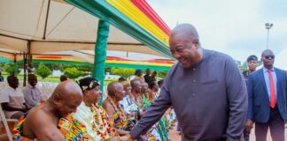 President Mahama Affirms Commitment to Volta Region’s Development