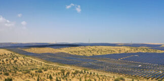 Solar power project transforms desert into energy hub