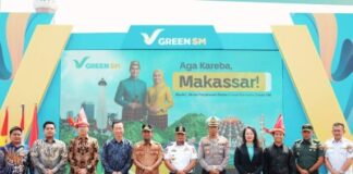 Green SM officially launches electric taxi services in Makassar