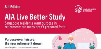 Singapore residents seek purpose, not just rest, but many unprepared for the journey: AIA Live Better Study