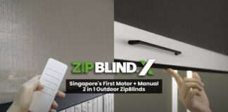 Singapore’s first hybrid outdoor blind puts control back in homeowners’ hands