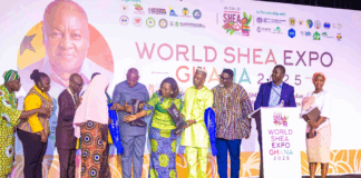Mahama backs shea industry with 20,000 PPEs donation at World Shea Expo