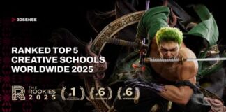 3dsense Media School in Singapore Clinches Top 5 Spot in The Rookies Global School Rankings® 2025