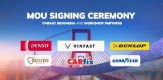 VinFast collaborates with five partners to strengthen electric vehicle after-sales service in Indonesia