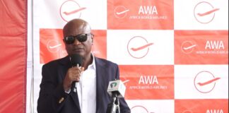 AWA celebrates five-millionth passenger with Togbe Afede urging aviation-led economic transformation