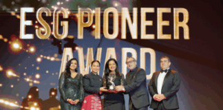 Celebrated sustainability strategist and governance leader Dr. Jayanthi Desan Honoured as ESG Pioneer at ACES Awards 2025