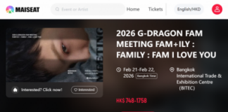 K-pop Star G-Dragon’s First Solo Fan Meeting in Southeast Asia Goes on Sale on MAISEAT