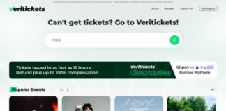 Global Ticketing Platform Veritickets Goes Live on Web and Mobile, Promising 100% Verified, Authentic Tickets with Delivery in 12 Hours