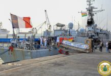 French patrol vessel joins Ghana Navy in anti-piracy operations