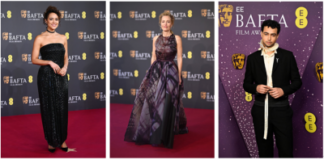 Desert Diamond Hues Take Centre Stage On The Red Carpet At The 79th British Academy Film Awards