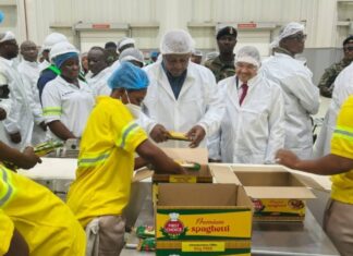 President Mahama inaugurates Olam Agri pasta manufacturing facility
