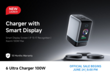 CUKTECH 6 Ultra 100W Smart Display Charger Launches in the Philippines on June 14