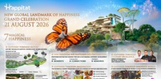 Happitat Unveils the New Global Landmark of Happiness, Opening 21 August