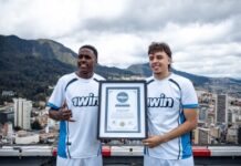 1win Breaks World Record by Bringing Football to the Top of Bogotá