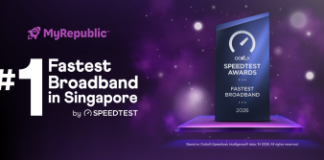 MyRepublic wins Ookla® Speedtest Award™ for Fastest Broadband and Speedtest Verified™ Claim for Fastest Upload Speed