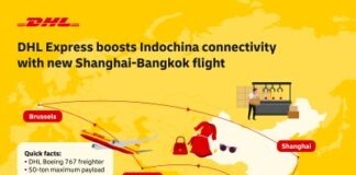 DHL Express launches direct Shanghai-Bangkok flight to support growing trade flows across China and Indochina