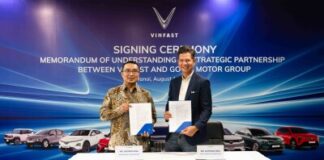 Vinfast partners with Gowa Motor Group to establish a joint venture and expand dealership network in Indonesia