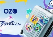 Stick with the Good Vibes: OZO and Benzilla Turn Travel Memories into Collectable Luggage Art