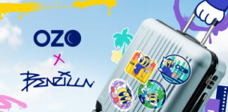 Stick with the Good Vibes: OZO and Benzilla Turn Travel Memories into Collectable Luggage Art