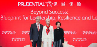 Dr Maye Musk, author, supermodel, and dietitian, speaks at the Prudential Leadership Forum