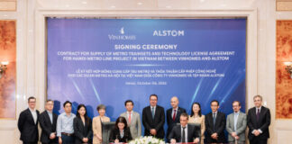 Vingroup And Alstom Sign Technology License Agreement To Develop Hanoi’s Next-Generation Urban Rail Network
